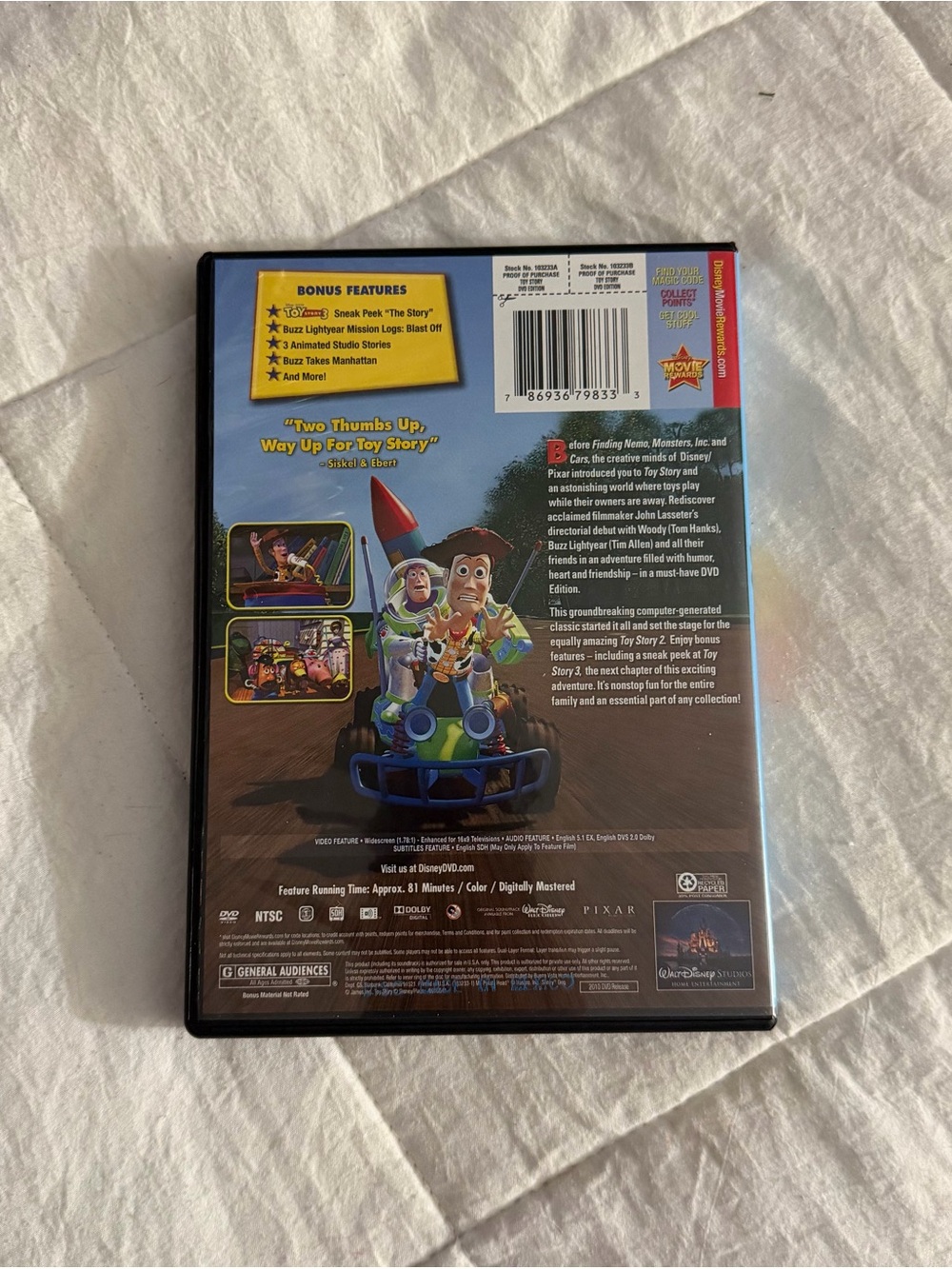 Toy Story DVD - Picture 4 of 4